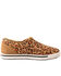 Image #2 - Twisted X Girls' Leopard Print Casual Shoes - Moc Toe, Tan, hi-res
