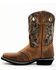 Smoky Mountain Women's Pawnee Camo Western Boots - Square Toe, Brown, hi-res