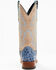Tanner Mark Women's Bluebonnet Western Boots - Broad Square Toe, Blue, hi-res