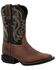 Image #1 - Durango Boys' Shyloh Western Boots - Broad Square Toe, Brown, hi-res