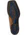 Ariat Men's Hybrid Ranchwork Shock Shield Western Performance Boots - Broad Square Toe, Brown, hi-res