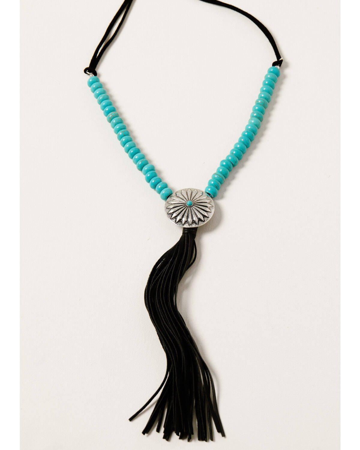 Image #3 - Shyanne Women's Midnight Sky Layered Y Tassel Necklace, Silver, hi-res