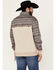 Image #4 - Hooey Men's Stevie Southwestern Color Block 1/4 Snap Pullover, Cream, hi-res