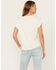 Image #4 - Cleo + Wolf Women's Let The Good Times Roll Seamed Short Sleeve Graphic Tee, Cream, hi-res