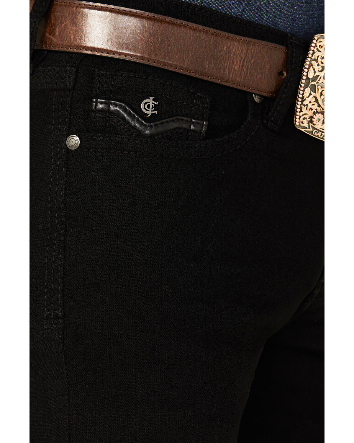 Image #2 - Cody James Men's Midnight Wash Jackson Slim Straight Stretch Denim Jeans, Black, hi-res