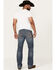 Image #3 - Moonshine Spirit Men's Cantina Medium Wash Slim Straight Stretch Denim Jeans, Medium Wash, hi-res
