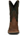 Justin Men's Stampede Bolt Pull On Western Work Boots - Nano Composite Toe , Brown, hi-res