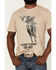 Image #3 - Wrangler Men's Yellowstone Choose The Way Graphic Short Sleeve T-Shirt, Heather Grey, hi-res
