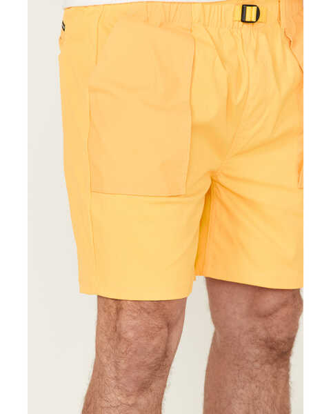 Image #2 - Brixton Men's Jupiter Service Crossover Shorts , Yellow, hi-res