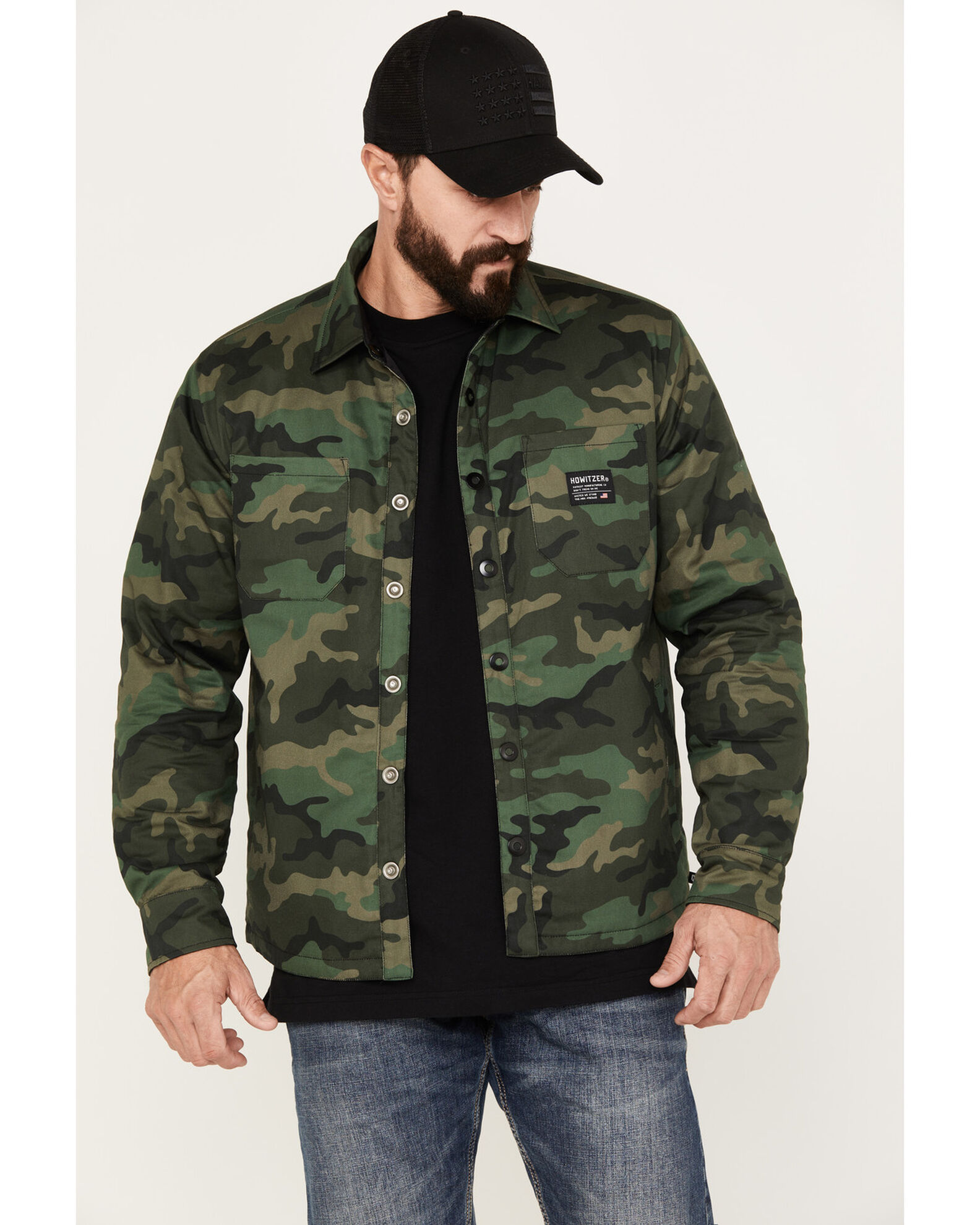 Howitzer Men s Camo Defeated Reversible Jacket Sheplers