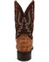 Image #5 - Dan Post Leon Exotic Caiman Western Boots - Broad Square Toe, Brass, hi-res