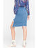 Image #3 - Sage the Label Women's Denim Penelope Skirt , Indigo, hi-res