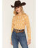 Image #1 - Wrangler Retro Women's Boot Barn Exclusive Rider Long Sleeve Snap Western Shirt, Mustard, hi-res