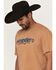 Image #2 - Wrangler Men's Logo Short Sleeve Graphic T-Shirt, Gold, hi-res