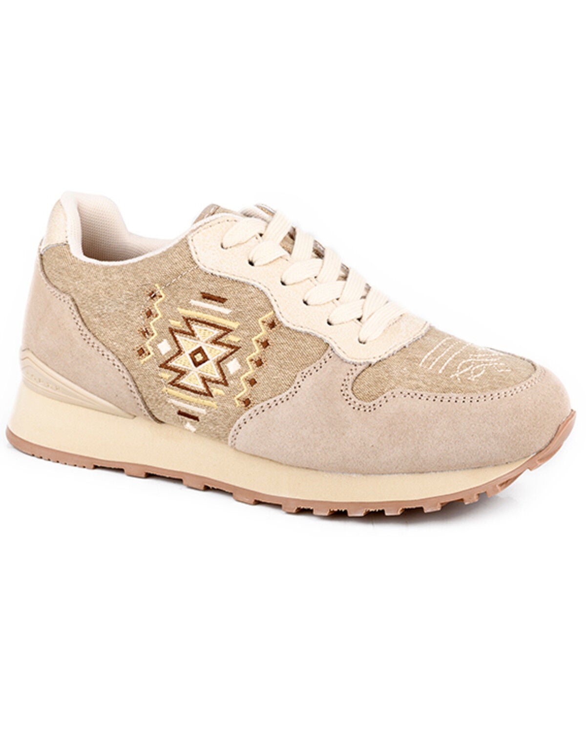 Image #1 - Roper Women's Giddy Up Maya Casual Shoes, Tan, hi-res