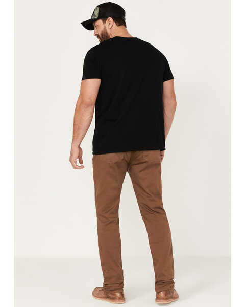 Image #3 - Brothers and Sons Men's Whiskey Wash Stretch Slim Straight Jeans , Tan, hi-res