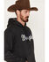 Wrangler Men's Rope Logo Graphic Hooded Sweatshirt , Charcoal, hi-res