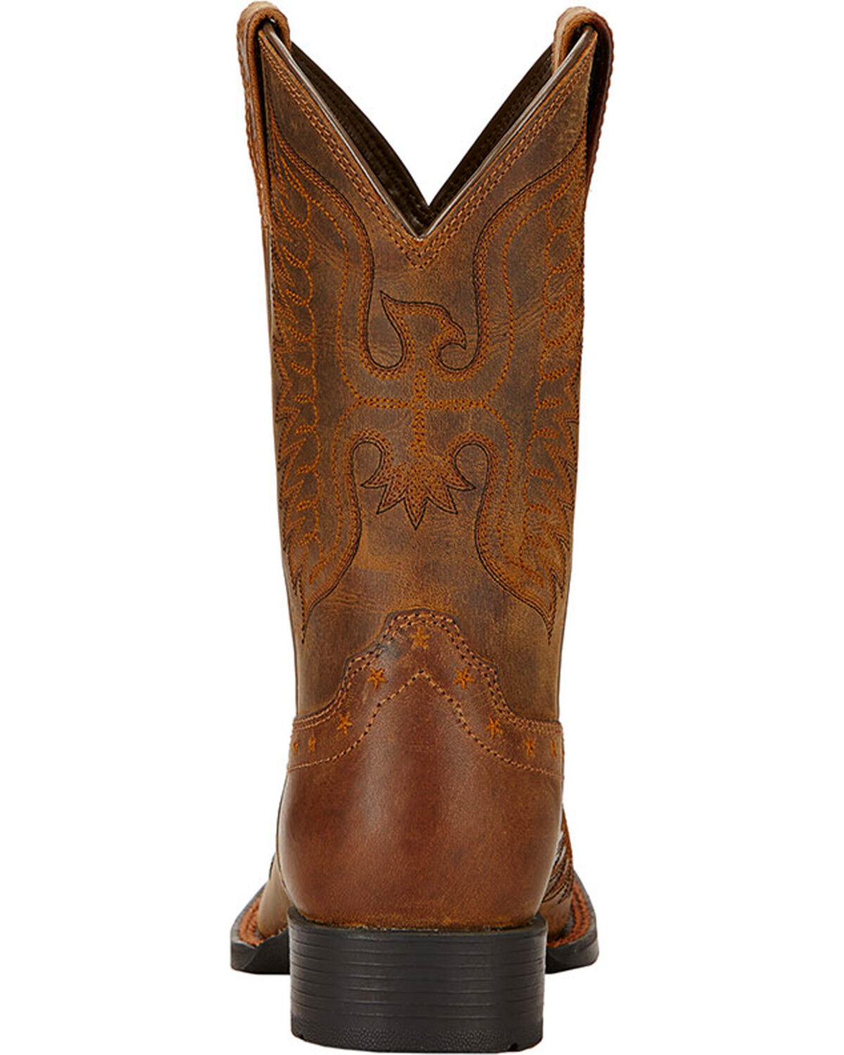 Image #5 - Ariat Boys' Honor Western Boots - Square Toe, Dark Brown, hi-res