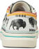 Image #3 - Ariat Girls' Buffalo Print Lace-Up Causal Hilo - Round Toe , Multi, hi-res