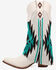 Image #3 - Dingo Women's Mystic Mesa Western Boots - Snip Toe, White, hi-res