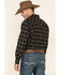 Image #5 - Resistol Men's Black Percy Priest Plaid Long Sleeve Western Shirt, Black, hi-res
