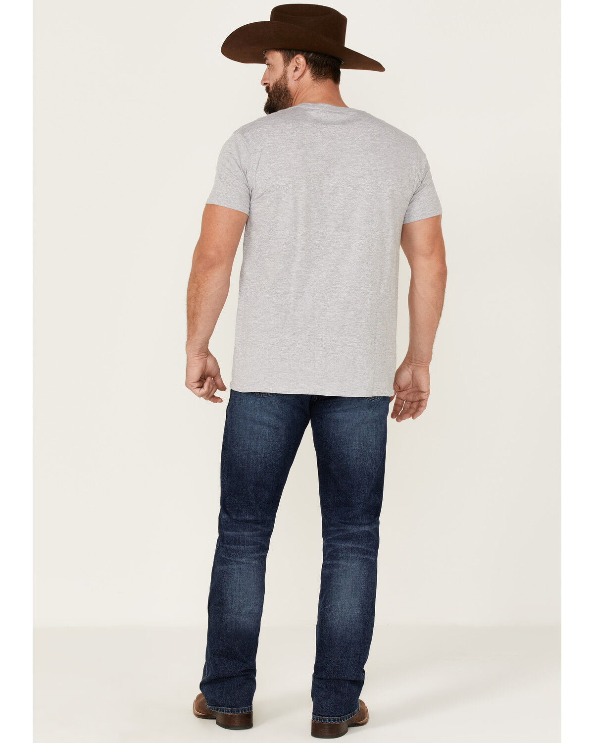 Image #3 - Wrangler Retro Men's Eastbrook Dark Wash Stretch Slim Bootcut Jeans, , hi-res