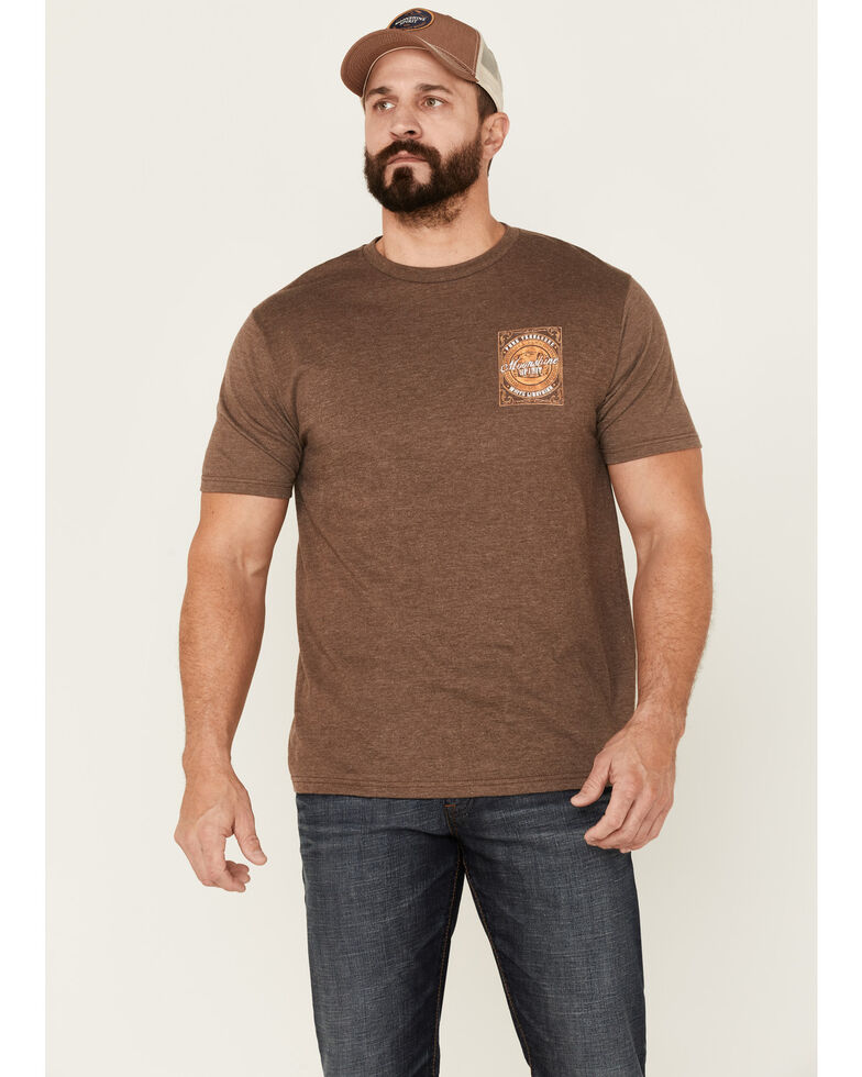 Moonshine Spirit Men's Brown Pure Tennessee Graphic T-Shirt , Brown, hi-res