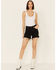 Free People Women's Makai Cutoff Shorts, Black, hi-res