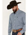 Cinch Men's Mini Medallion Print Long Sleeve Button-Down Western Shirt , Blue, hi-res