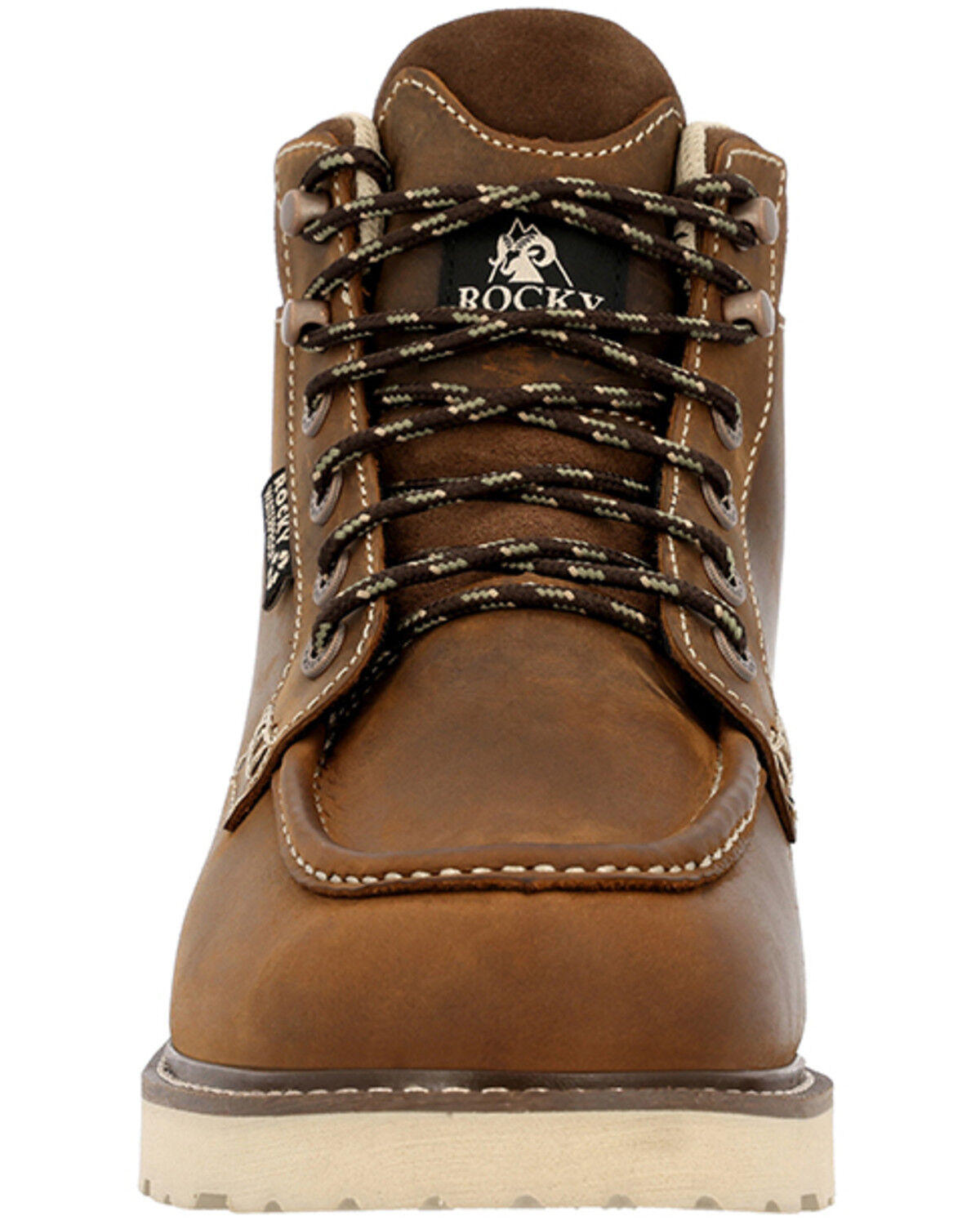 Image #4 - Rocky Men's Grindstone 6" XTR Waterproof Work Boots - Soft Toe, Russett, hi-res