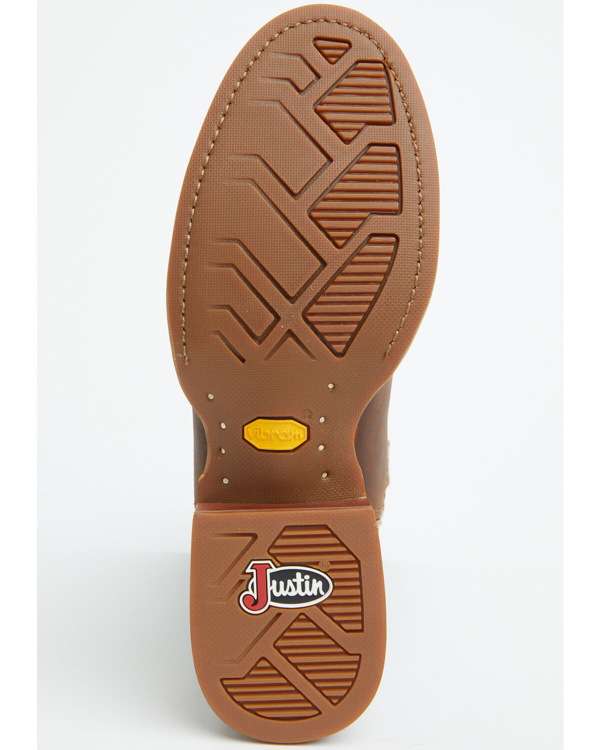 Image #7 - Justin Men's Wild Bill Performance Western Boots - Round Toe, Brown, hi-res
