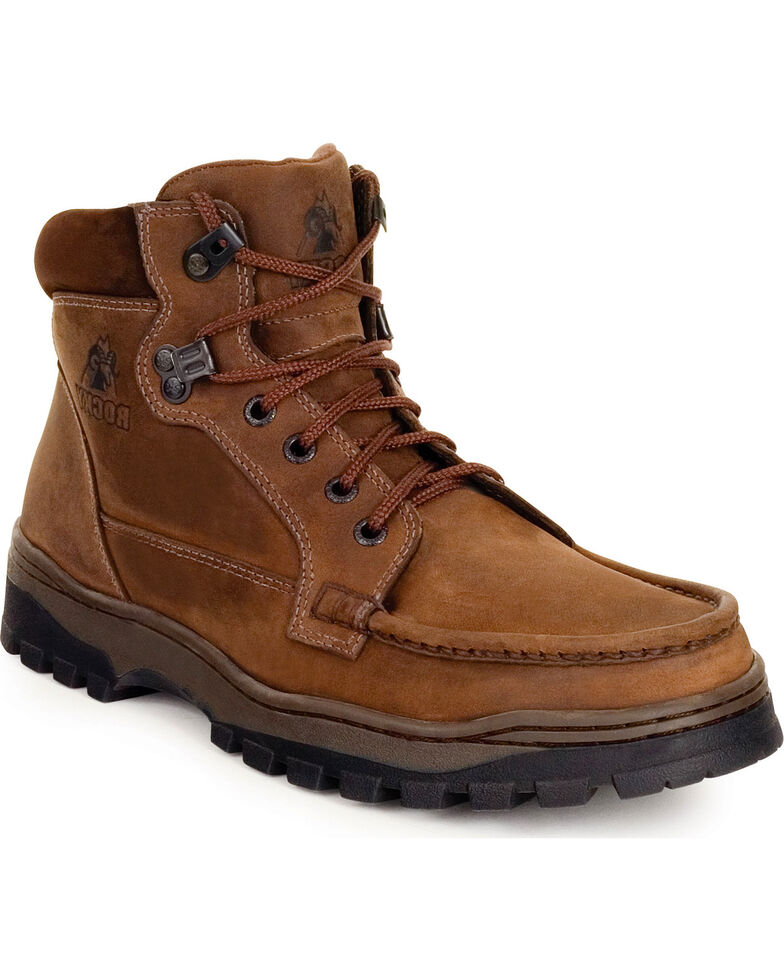 Rocky Men's Outback GORE-TEX Waterproof Field Boots, Dark Brown, hi-res