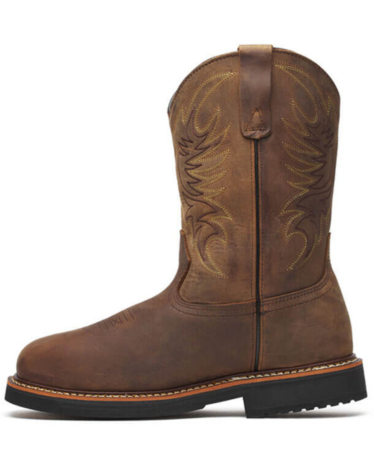 Image #3 - Thorogood Men's 11" Waterproof Wellington Work Boots - Soft Toe, Brown, hi-res