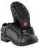 Image #5 - Milwaukee Leather Women's Lace-Up Motorcycle Shoes - Round Toe, Black, hi-res