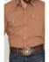 Image #3 - Ely Walker Men's Geo Print Short Sleeve Pearl Snap Western Shirt - Big, Tan, hi-res