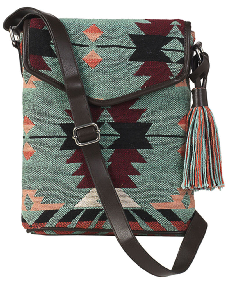 Nocona Women's Sandra Messenger Bag, Multi, hi-res