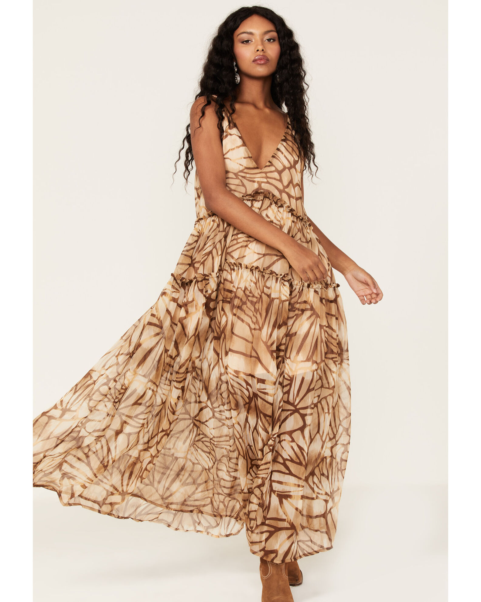 Free people bare it all maxi dress top