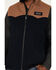 Image #3 - Cinch Men's Solid Color-Block Concealed Carry Zip-Front Wool Vest, Navy, hi-res