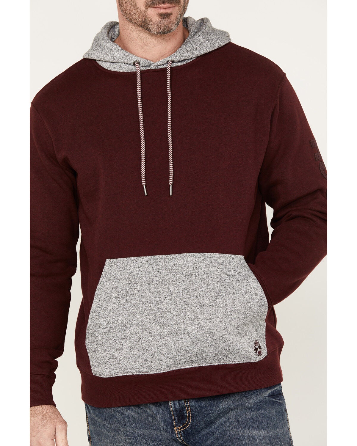 Image #3 - Hooey Men's Tundra Hooded Sweatshirt, , hi-res