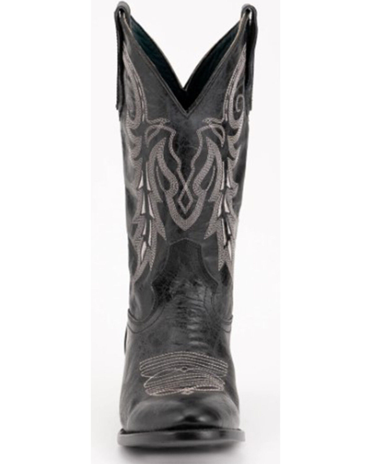 Image #4 - Ferrini Men's Remington Western Boots - Round Toe, Black, hi-res