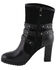 Image #4 - Milwaukee Leather Women's Block Heel Triple Strap Riding Boots - Round Toe, Black, hi-res