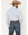 Image #4 - George Strait by Wrangler Men's Plaid Print Long Sleeve Button-Down Stretch Western Shirt, White, hi-res