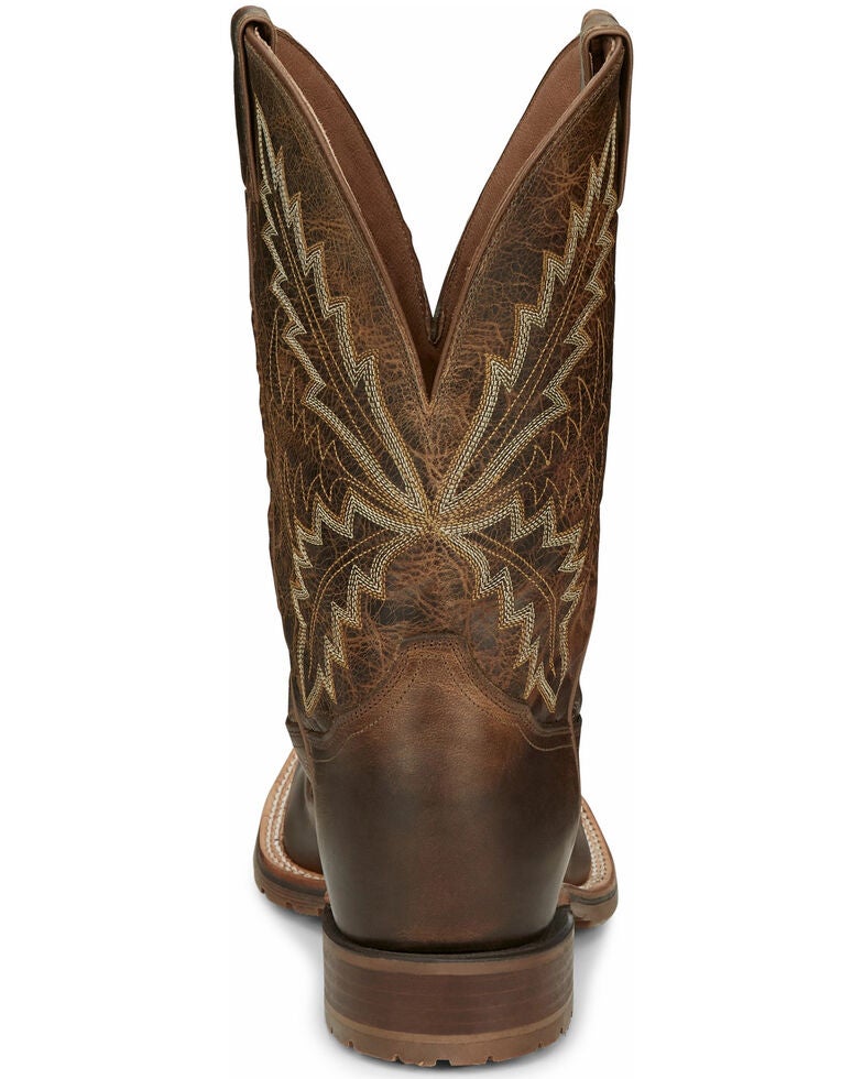Tony Lama Men's Bowie Oak Western Boots - Broad Square Toe | Sheplers