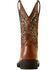 Image #3 - Ariat Women's Unbrindled Rancher VentTEK Performance Western Boots - Broad Square Toe, Brown, hi-res