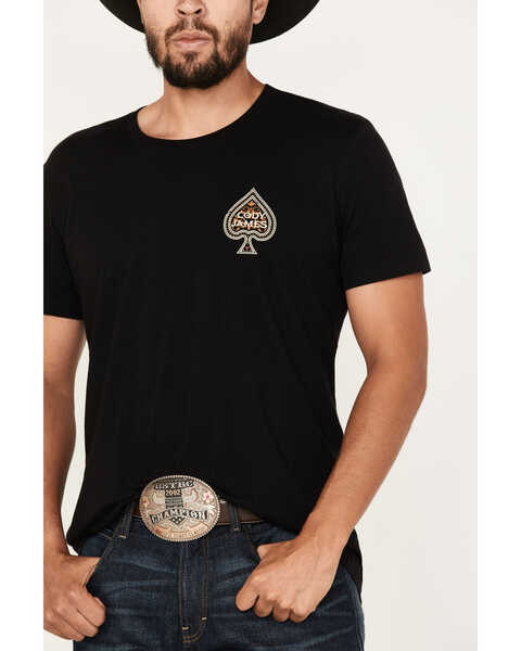 Image #3 - Cody James Men's Guns & Spades Graphic T-Shirt , Black, hi-res