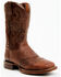 Image #2 - Dan Post Men's Embroidered Western Performance Boots - Broad Square Toe , Medium Brown, hi-res