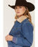 Image #2 - Wrangler Retro Women's Medium Wash Denim Bomber Jacket, Medium Wash, hi-res