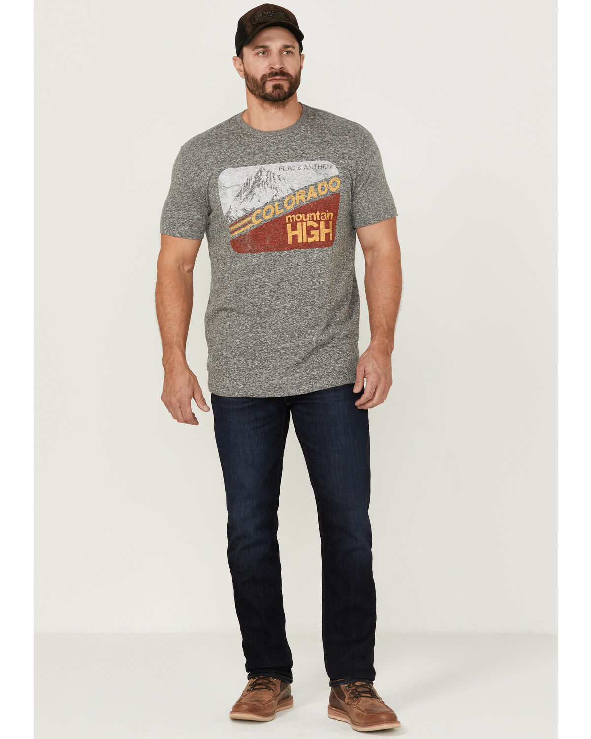 Image #2 - Flag & Anthem Men's Colorado Mountain High Graphic T-Shirt, Heather Grey, hi-res