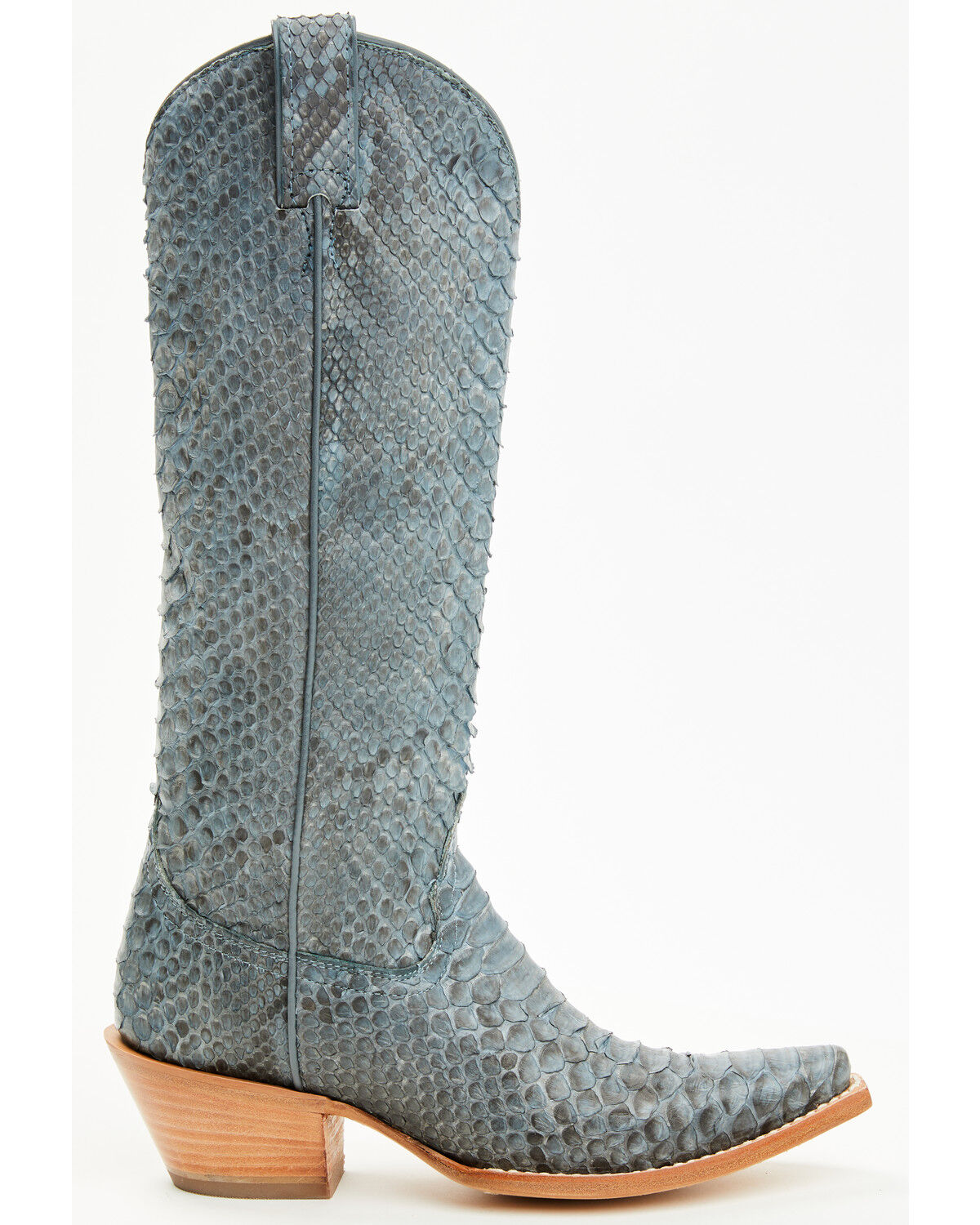 Image #2 - Idyllwind Women's Exotic Python Slay Tall Western Boots - Snip Toe, Blue, hi-res