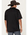 Image #4 - RANK 45® Men's Linear Geo Print Short Sleeve Polo Shirt, Black, hi-res